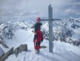 Stubaiské Alpy:  Langetaler Weisser Kogel 3218 m - skialp 